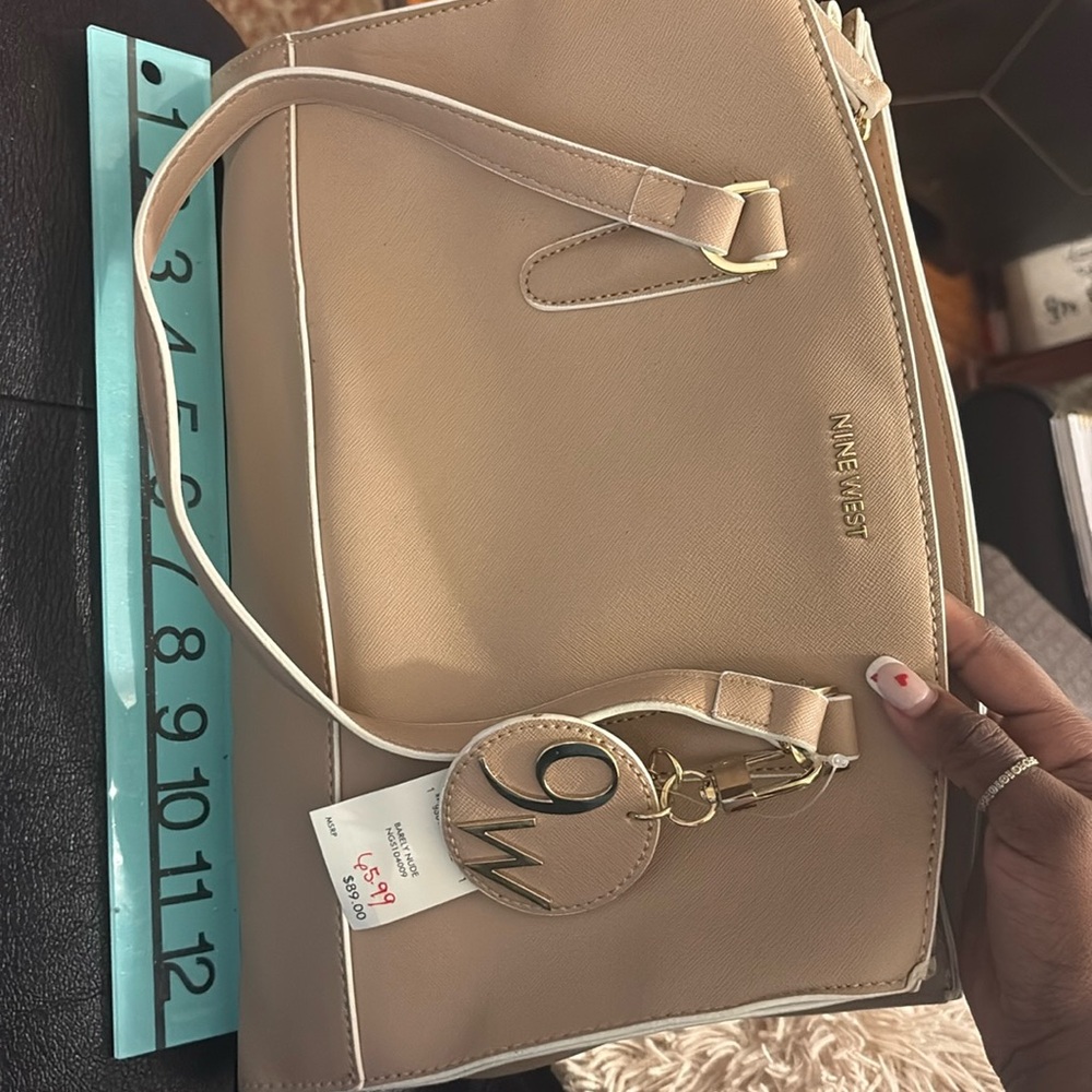 Nine West purse in blush pink
